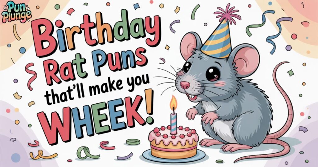 Birthday Rat Puns That'll Make You Wheek!