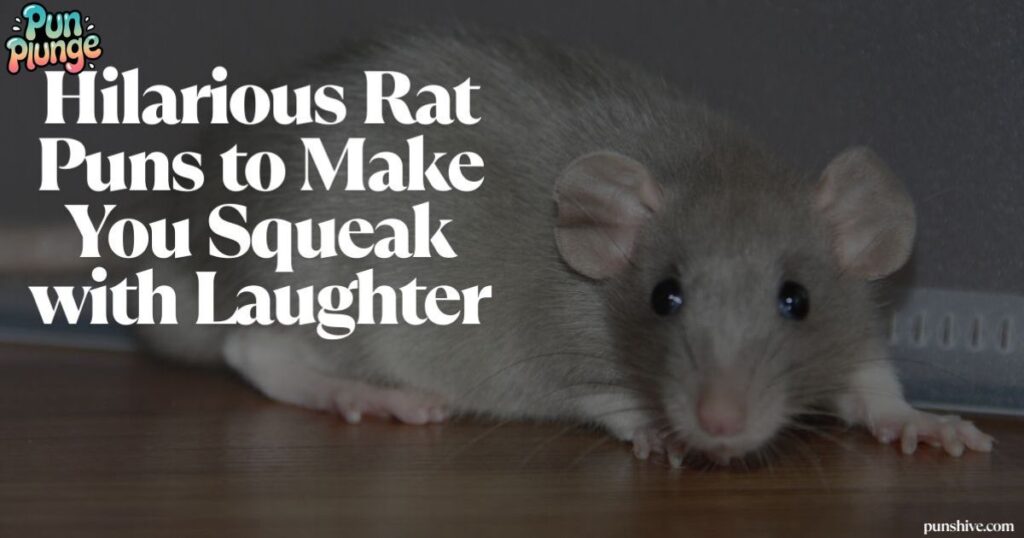 Cheesy Chuckles: Rat Puns That'll Make You Squeak with Laughter