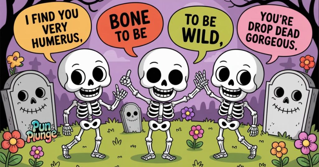 cute skeleton puns