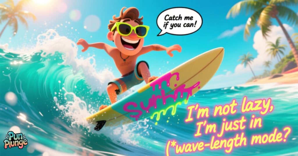 Short Funny Surfing Puns