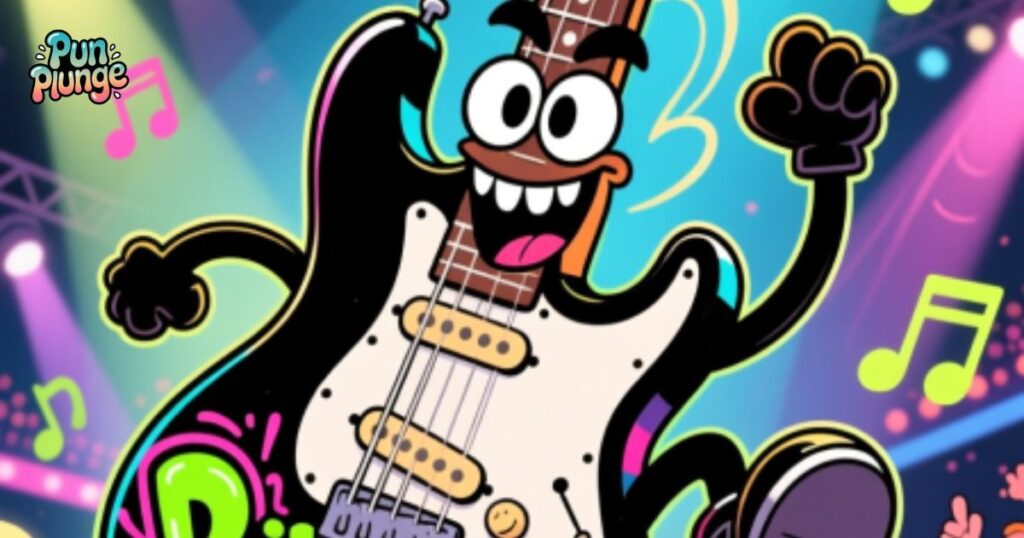 Funny Guitar Puns Captions