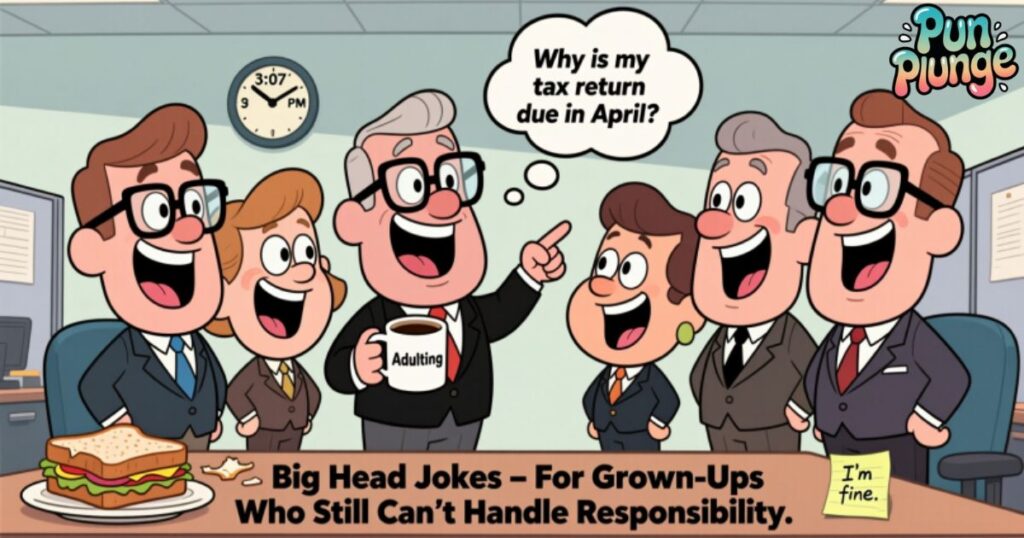 Big Head Jokes to Give Grown-Ups a Giggle