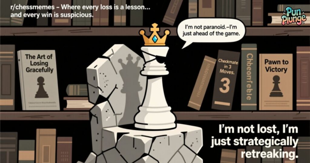 Funny Chess Puns (Reddit-Style – Smart & Sarcastic)