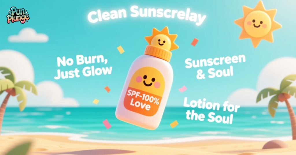 Sun-Kissed Wordplay: Clean Sunscreen Puns Humor