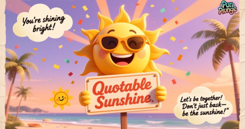 Quotable Sunshine: Sun Puns Quotes for Every Occasion