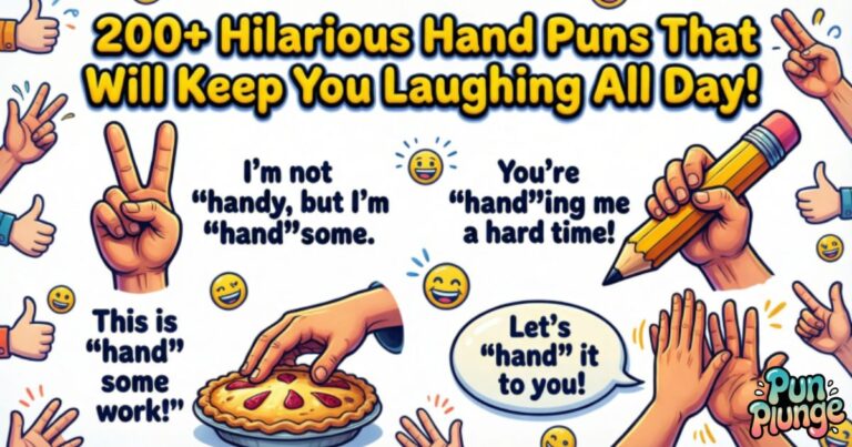 200+ Hilarious Hand Puns That Will Keep You Laughing All Day!