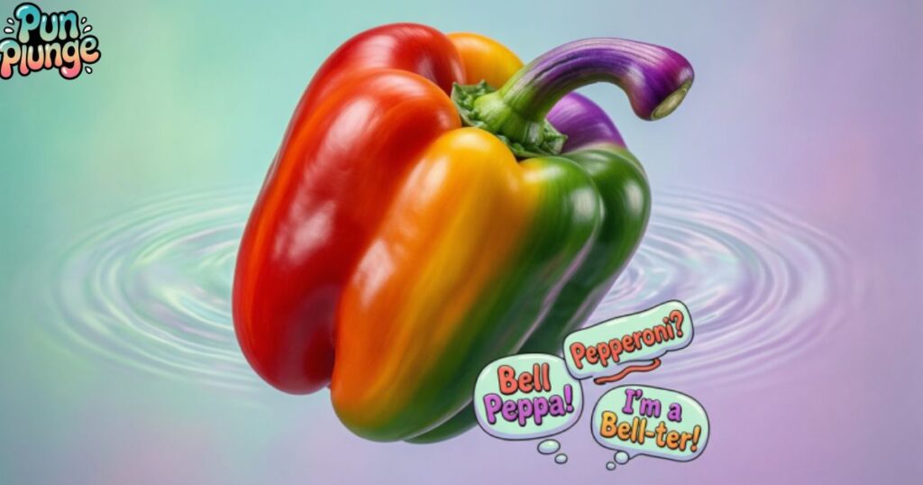Colorful Bell Pepper Wordplay