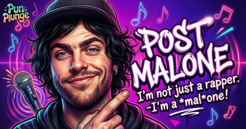 Witty Post Malone Puns for Social Media