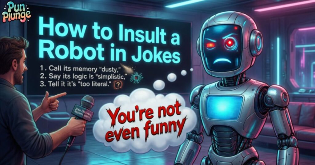 How to Insult a Robot in Jokes