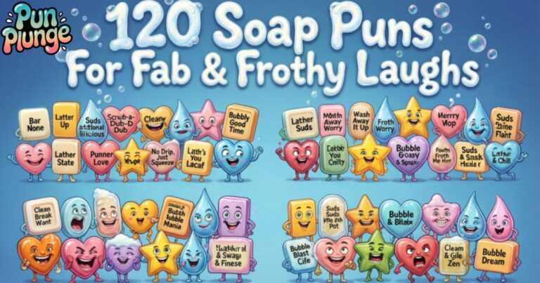 Soap Puns For Fab & Frothy Laughs