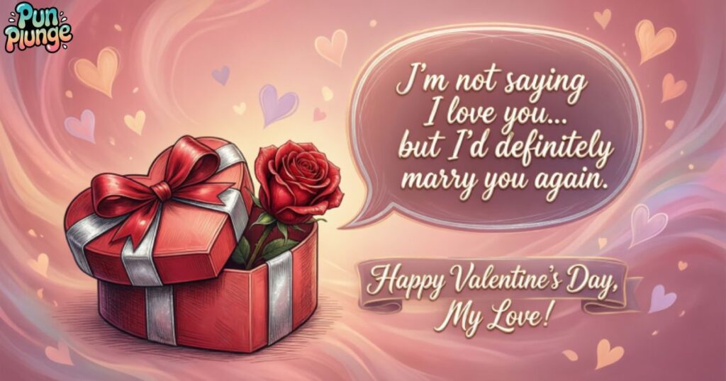 Flirty & Romantic Valentines Day Puns for Husband