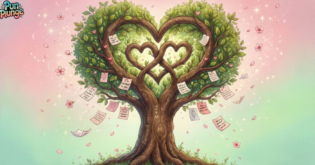 sappy love tree puns