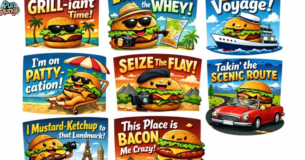  Burger Puns for Tourists & Travelers
