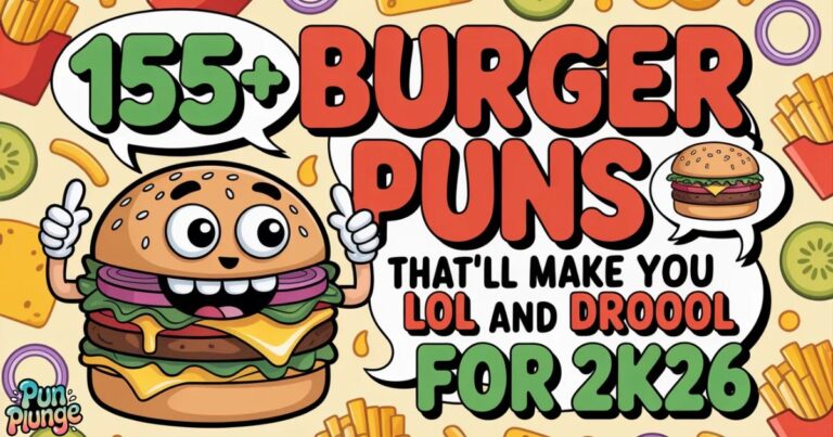 155+ Burger Puns That’ll Make You LOL and Drool For 2k26