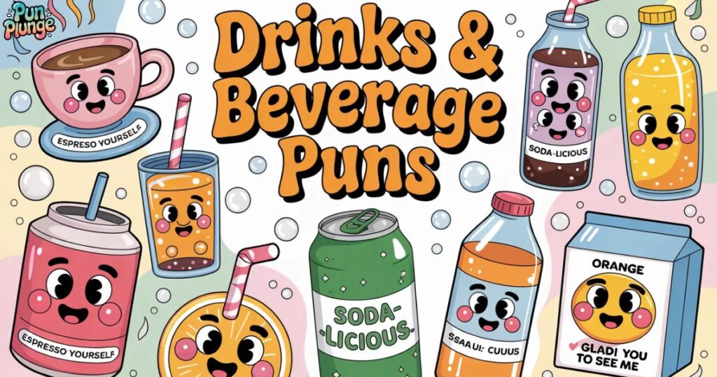 ๐ฅคDrinks & Beverage Puns