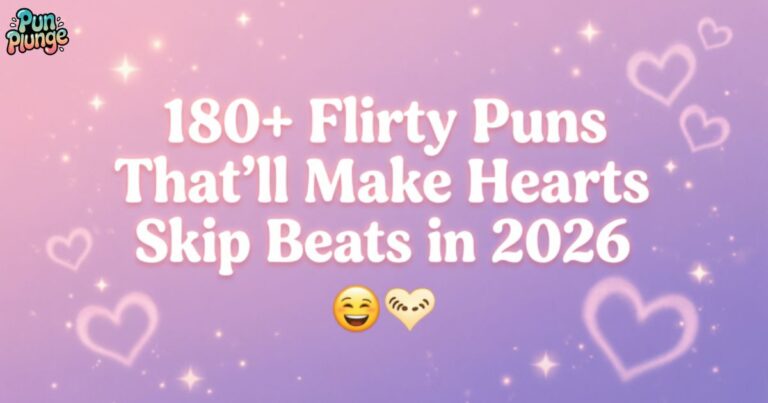180+ Flirty Puns That’ll Make Hearts Skip Beats in 2026