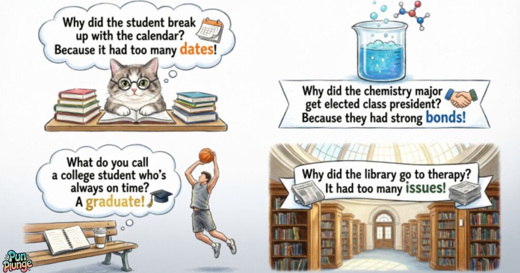 Best College-Themed Wordplay Jokes