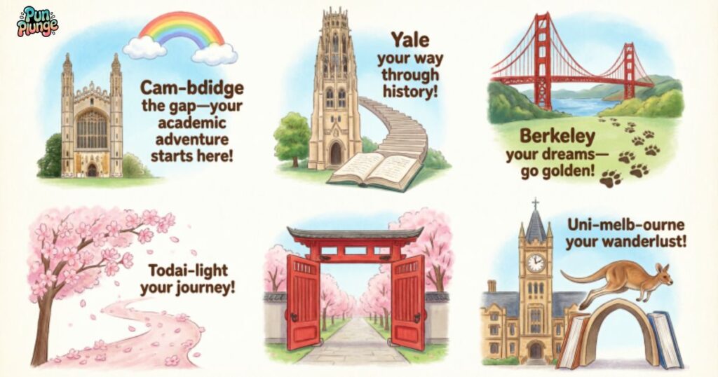 College Puns for Tourists and Travelers