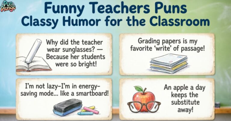 Funny Teachers Puns