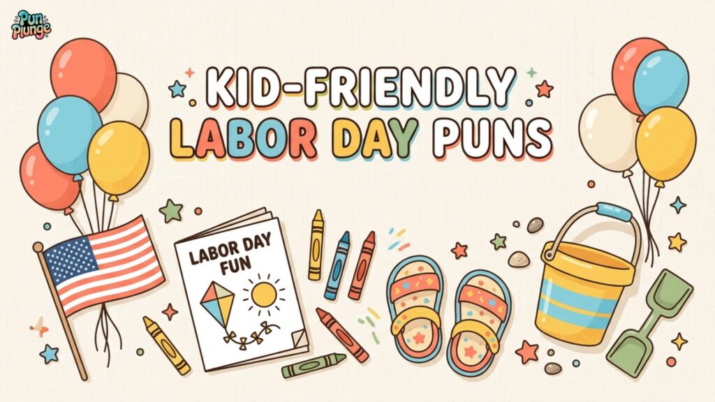 Kid-Friendly Labor Day Puns for Family Posts